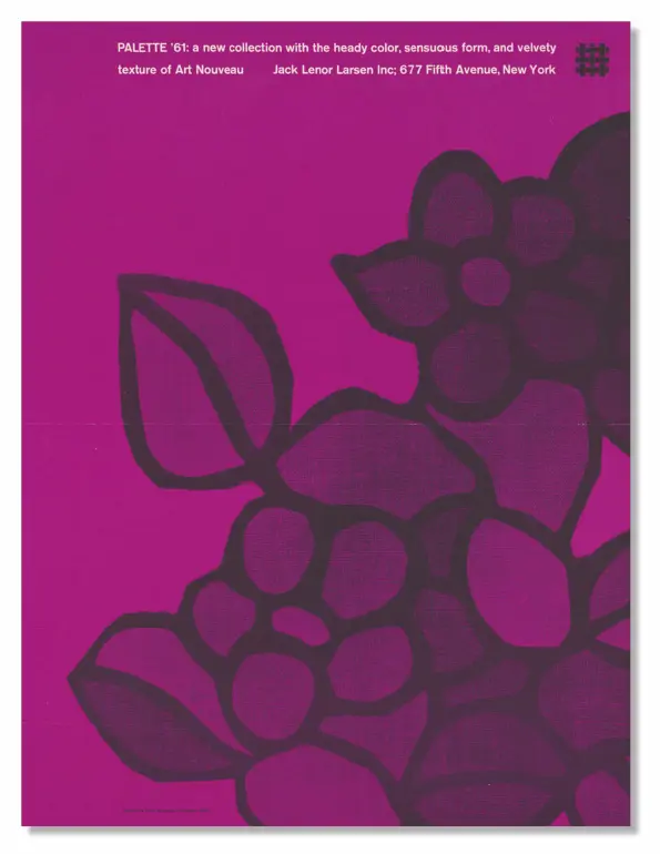 Palette'61 Jack Lenor Larsen, Inc. - 1961 Catalog