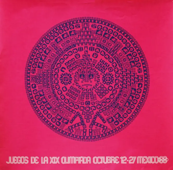 Mexico City Olympics Lance Wyman - 1968 Poster
